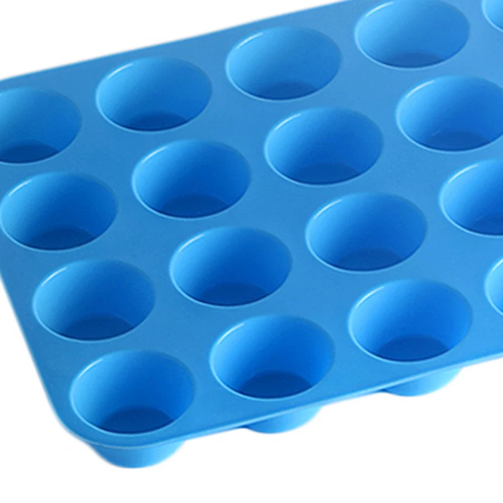 Силиконовая форма для мыла кекс и печенья мини рождественских маффинов с 24