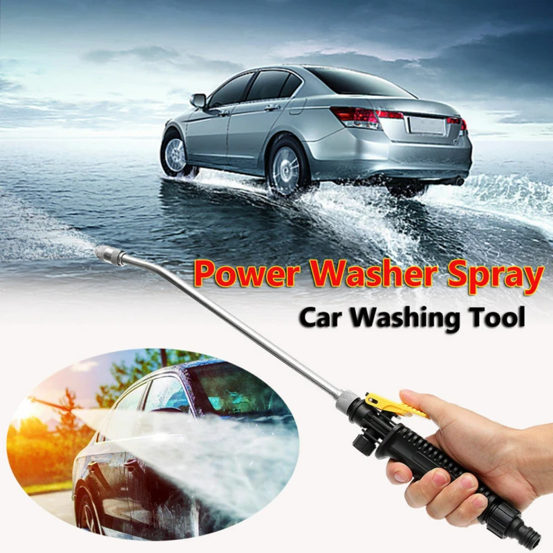 Long Rod Stainless Steel Lance Nozzle High Pressure Car Washer Water Gun Quick Connect Spray Cleaning | Автомобили и мотоциклы