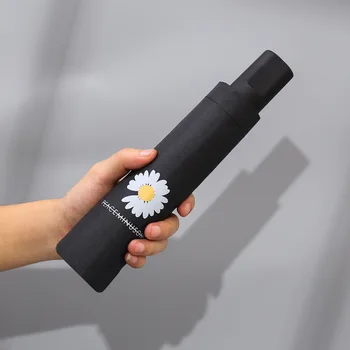 

Rain Umbrella Little Daisy Umbrella Online Celebrity Hot Selling Vinyl Rain Or Shine Dual Purpose Sun-resistant College Style Pa