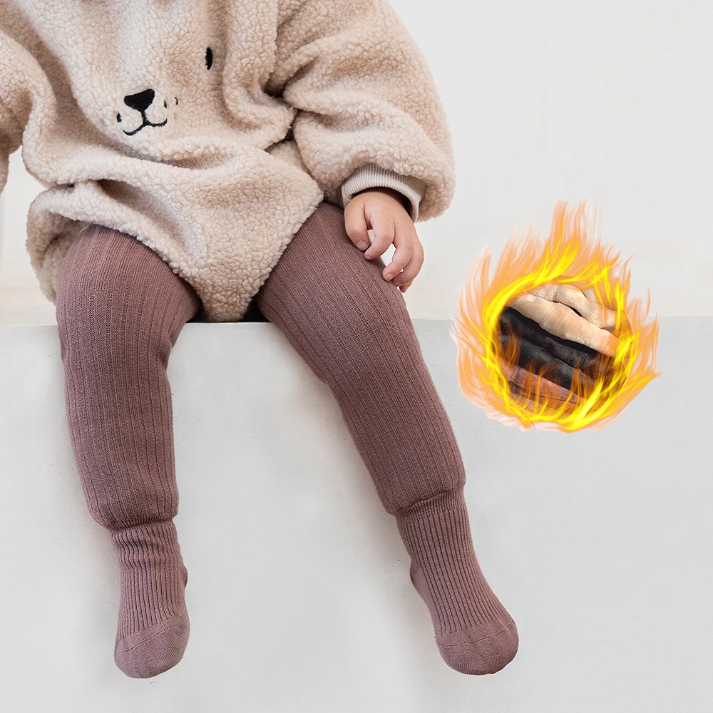 

Детские зимние теплые изолированные колготки с флисом для мальчиков детские хлопковые колготки термобрюки чулки Новинка