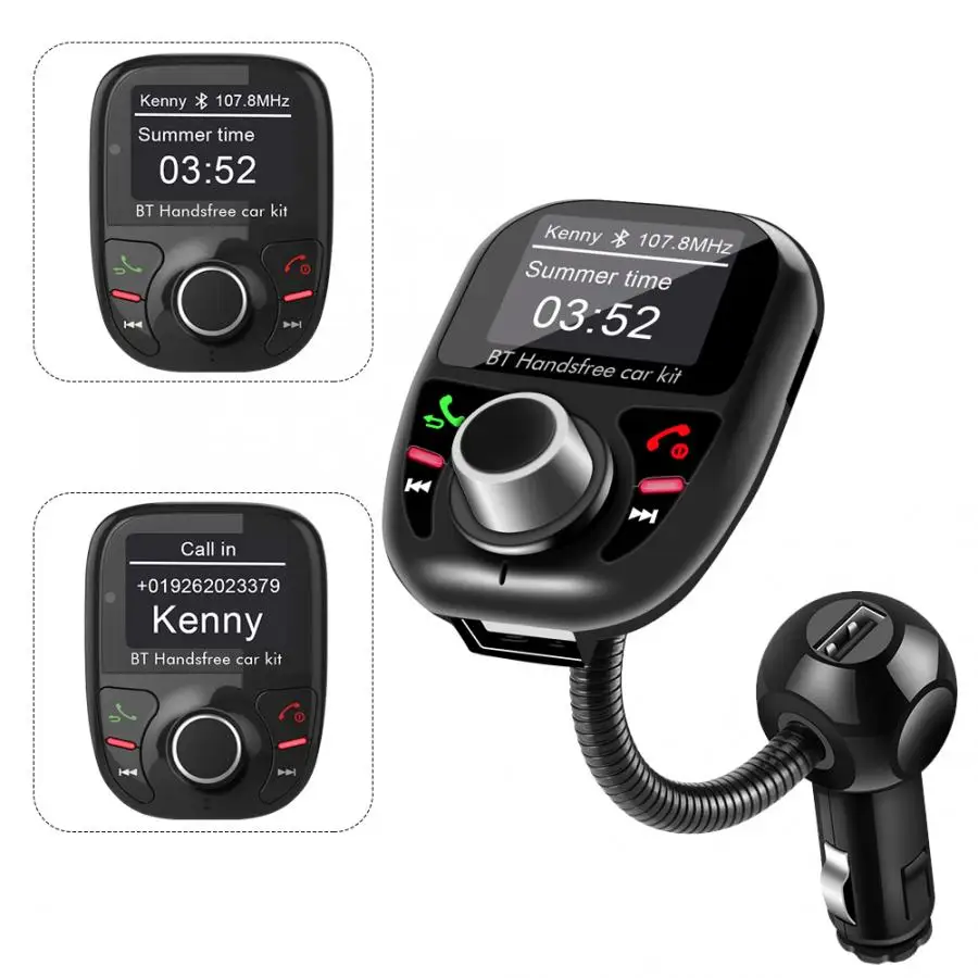 BT002 автомобильный Bluetooth FM MP3 плеер U диск/TF карта/AUX дисплей для Android/iOS системы