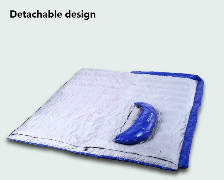 BECKLES Outdoor hiking camping breathable duvet sleeping bag adult 95% goose down light warm travel sleeping bag can be stitched