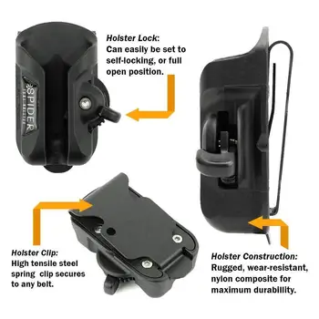 

1PC tool holster cross-border explosion portable waist buckle storage hanging tool E8M5