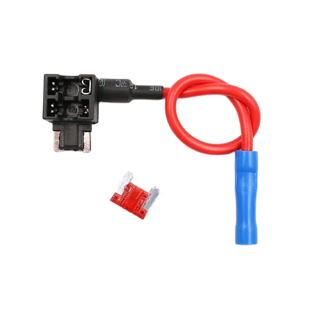 12V Fuse Holder Add-a-Circuit TAP Adapter Micro Mini Standard Ford ATM APM Blade Auto Fuse with 10A Blade Car with Holder fuse holder,car fuses kit