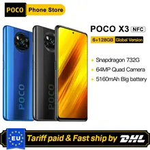 POCO Xiaomi X3 NFC Smartphone 128GB 6GB Adaptive Fast Charge Fingerprint Recognition