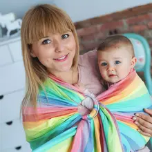 2 шт. 2-дюймовое алюминиевое кольцо для переноски ребенка высокого качества детские аксессуары для переноски T3LA