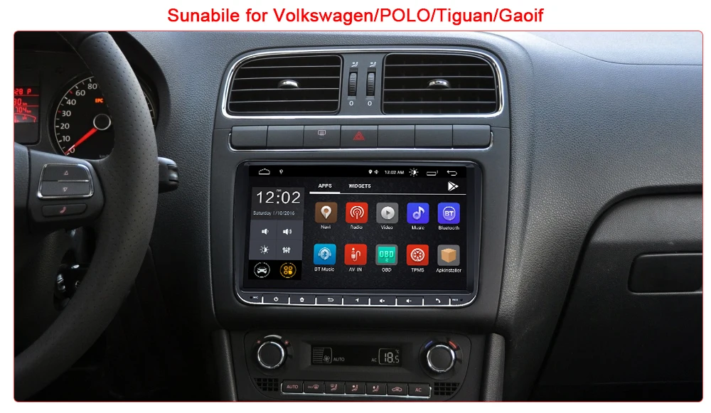 Excellent 9"2Din Android 9 Car radio GPS Navigation For VW Passat B6 volkswagen Jeta touran Skoda Octavia 2 golf 5 6 Multimedia DVD Player 4