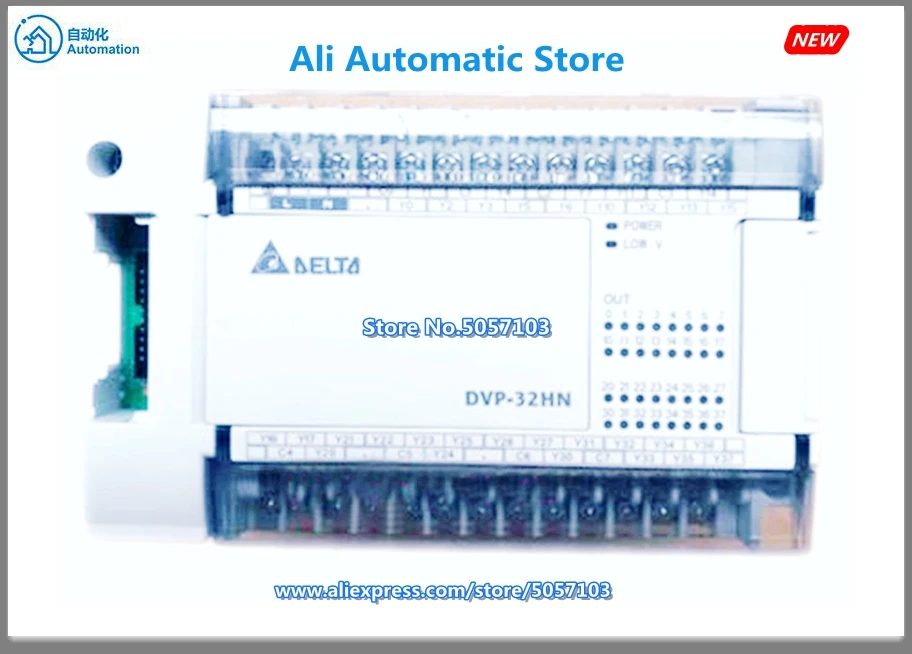 DVP32HN00T 32 точки расширения машины 32DO NPN 24Vdc 0.3A AC источник питания