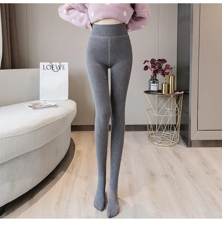 400g Large Size Plus Women Tights Pantyhose Sexy Tights Thicken Warm Winter Velvet Imitation black Thick Girls Stockings 070