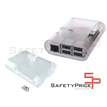 

Raspberry Pi 2 & 3 enclosure, Model B, B + transparent Clear Case Shell Box