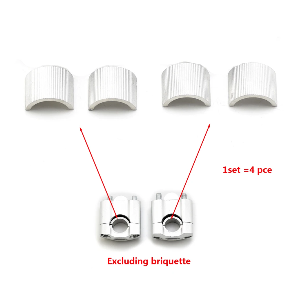 Change 1-1/8&quot 28MM - 22MM 7/8&quot Aluminum Motorcycle Motocross Pit Dirt Bike Handle Bar Clamp Adapters Handlebar Riser Spacers |
