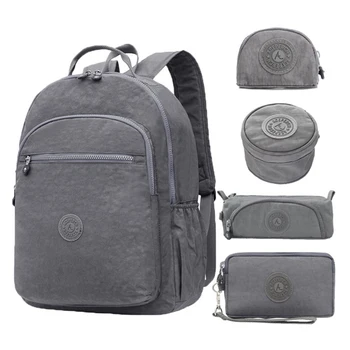 

ACEPERCH Girls Backpacks Mochilas Escolares Feminina School Bags For Teenage Girl Women Nylon Bagpack Laptop Backpack Sac A Dos