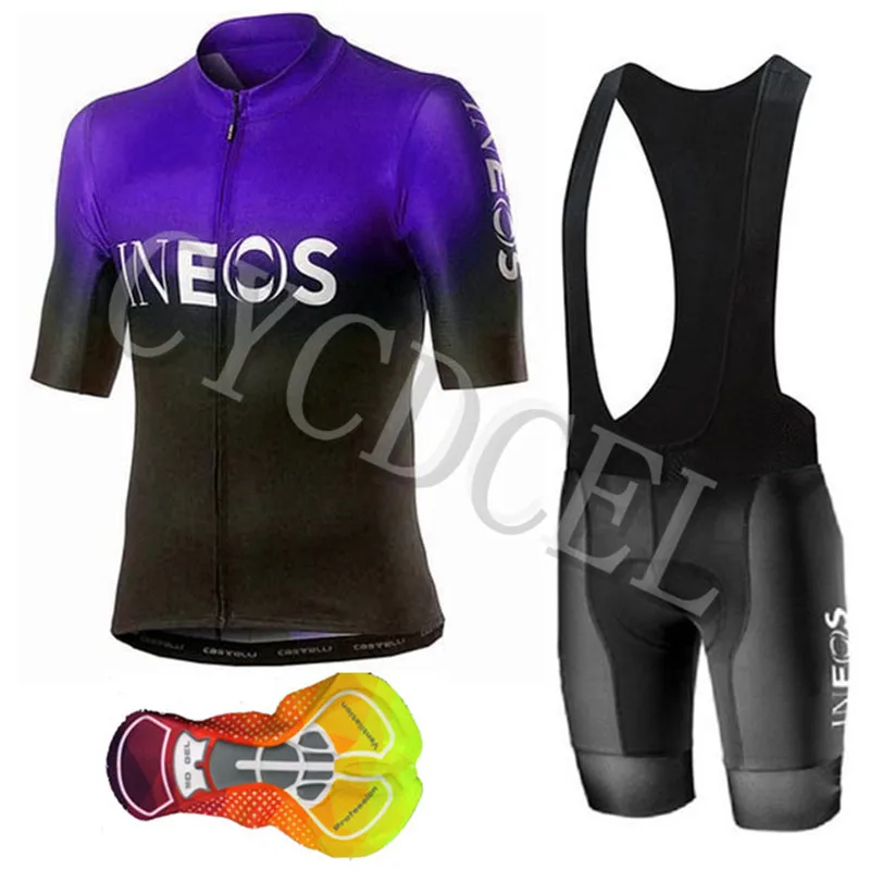 Велосипедная майка, INEOS, Майо, Ropa Ciclismo, Hombre, командная одежда для велосипеда, Быстросохнущий комплект с коротким рукавом, MTB, велосипедная одежда, 16D гель
