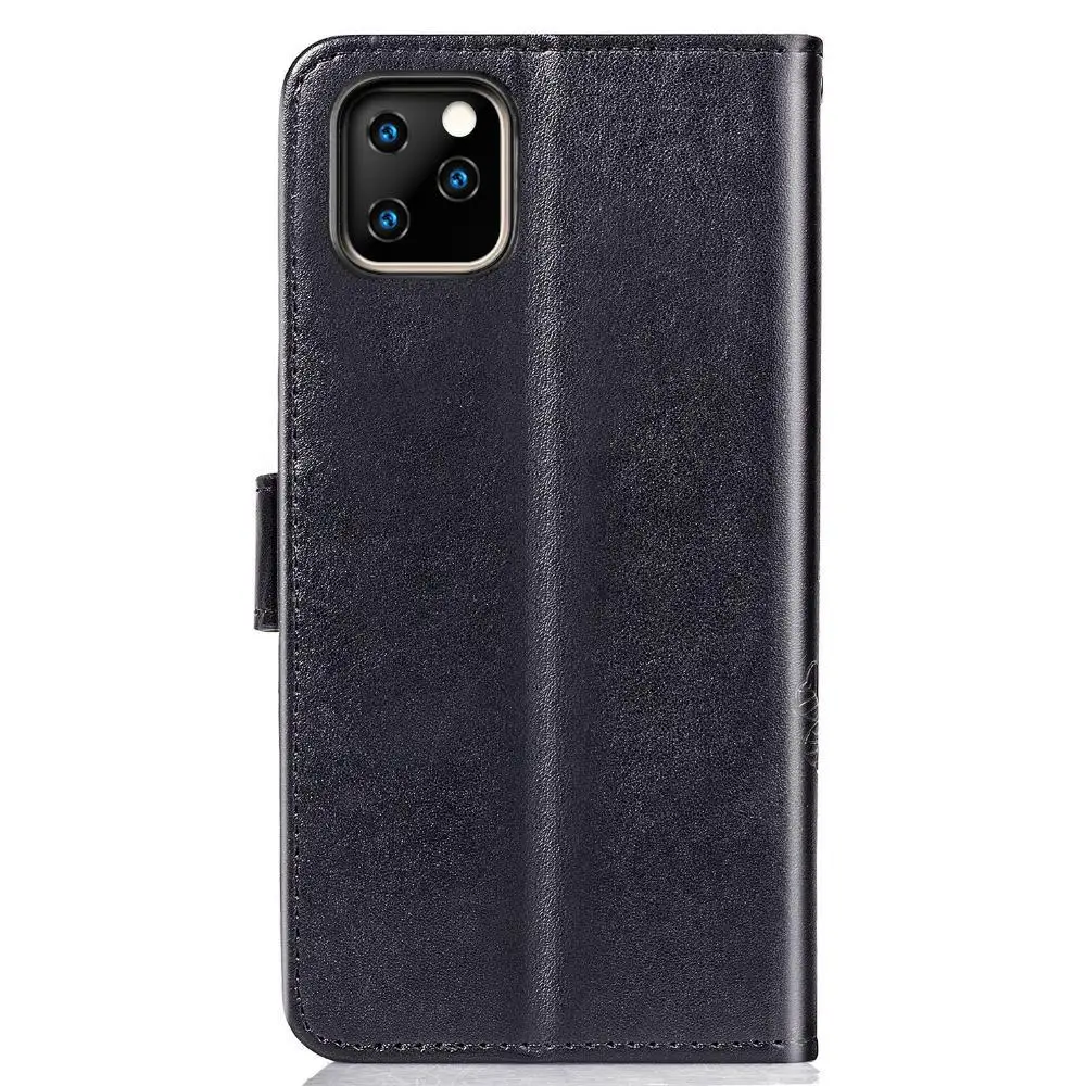 Чехол с клевером для iPhone X XR XS Max 7 8 6 6S Plus 5 5S SE 4 4S кожаный флип-чехол для iPhone 11 Pro 11Pro Max X XR XS Max