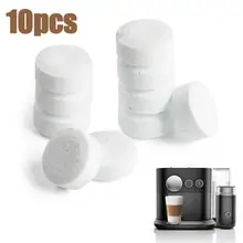 10 pçs máquina de café espresso limpeza tablet efervescente descalcificação agente all-purpose cleaner casa ferramentas tslm2