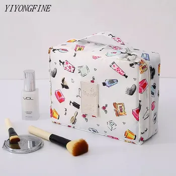 

Women Cosmetic Bag Waterproof Female Storage Make up Cases Portable Storage Wash Pack Travel Organizer Neceser Makeup Bags