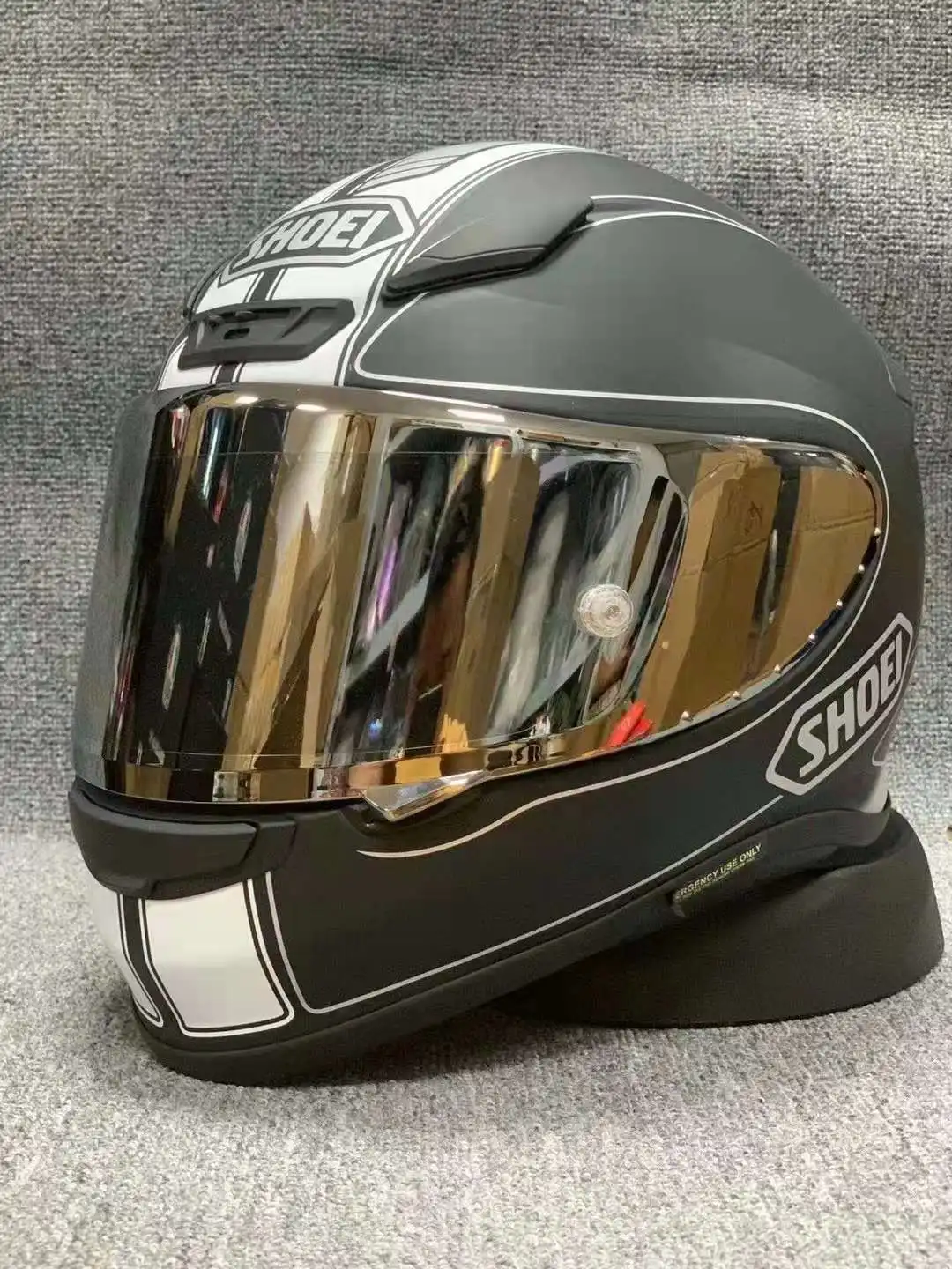 Полнолицевой мотоциклетный шлем SHOEI Z7 RF-1200 NXR Flagger TC-5 для мотокросса гонок матовый