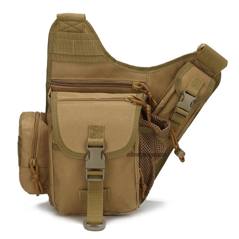 Military Tactical Backpack Camouflage Molle Shoulder Bag Hunting Hiking Camping Backpack Outdoor Climbing Shooting Cs Rucksacks - Цвет: tan
