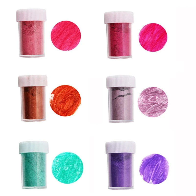 Cosmetic Grade Pearlescent Natural Mica Mineral Powder Epoxy Resin Dye Pearl Pigment 48/56 Colors