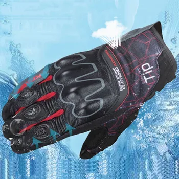 

KOMINE Full Finger Motorcycle Moto Non-slip Touch Screen Motocross Gloves Mesh Breathable Racing Riding Motorbike Gloves Guantes