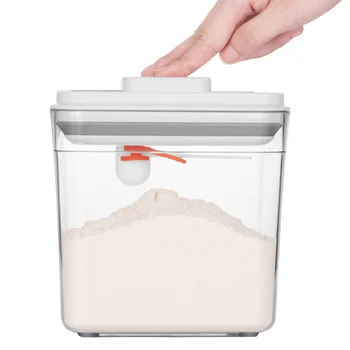 

Kitchen Food Container Airtight Storage Box for Grains Snacks Candy Dried Fruit Storage Unique Sealing Design PAK55