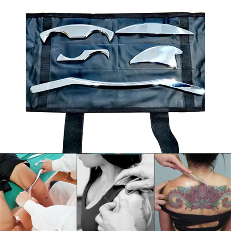 

Muscles Massager Relaxation Gua Sha Stainless Steel Soft Tissue Physical Therapy Reduce Body Pain Scraping Tool