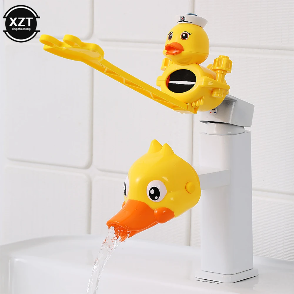Cartoon Faucet Extender For Kids Hand Washing In Bathroom Sink Animals Accessories Kitchen Convenient for Baby Washing Helper