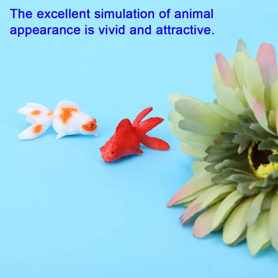 36Pcs/lot Children Goldfish Frog Model Play Toys Animal Creatures Model Toys Plastic Animals Toy Interesting Kids Home Decor