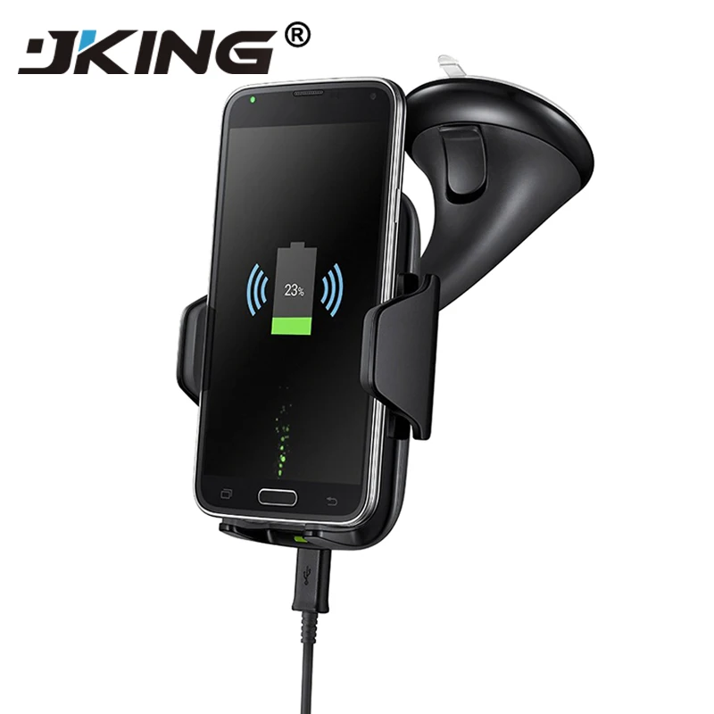 

Multi-Funtion Qi Wireless Charge Car Charger Phone Mount Holder Fast Charging For Samsung Galaxy Note8 S7 S8 S9 Plus iPhone X 8