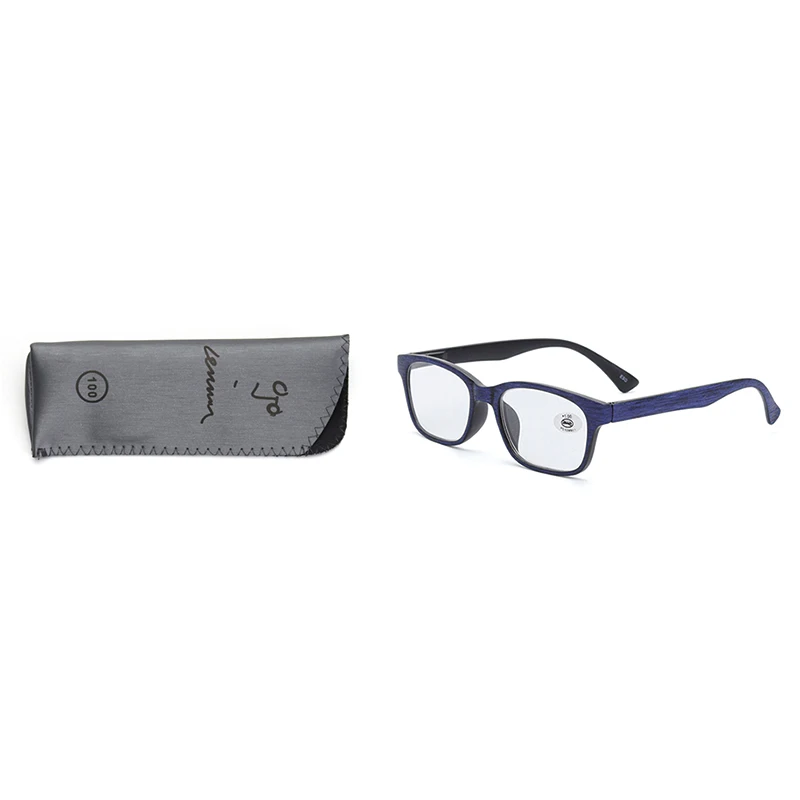 Women Men Fashion Reading Glasses with Case Quality Progressive Bifocal Readers Far and near Multifocal Reading Glasses - Цвет оправы: RD5098 Blue