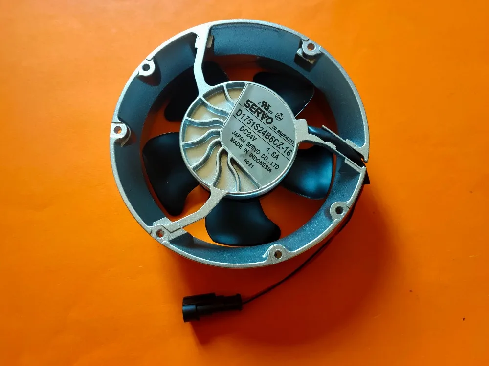 Для сервовентилятора D1751S24B6CZ-16 172*51 мм 24v 1.8a 2pin 1751 DC 24V ABB