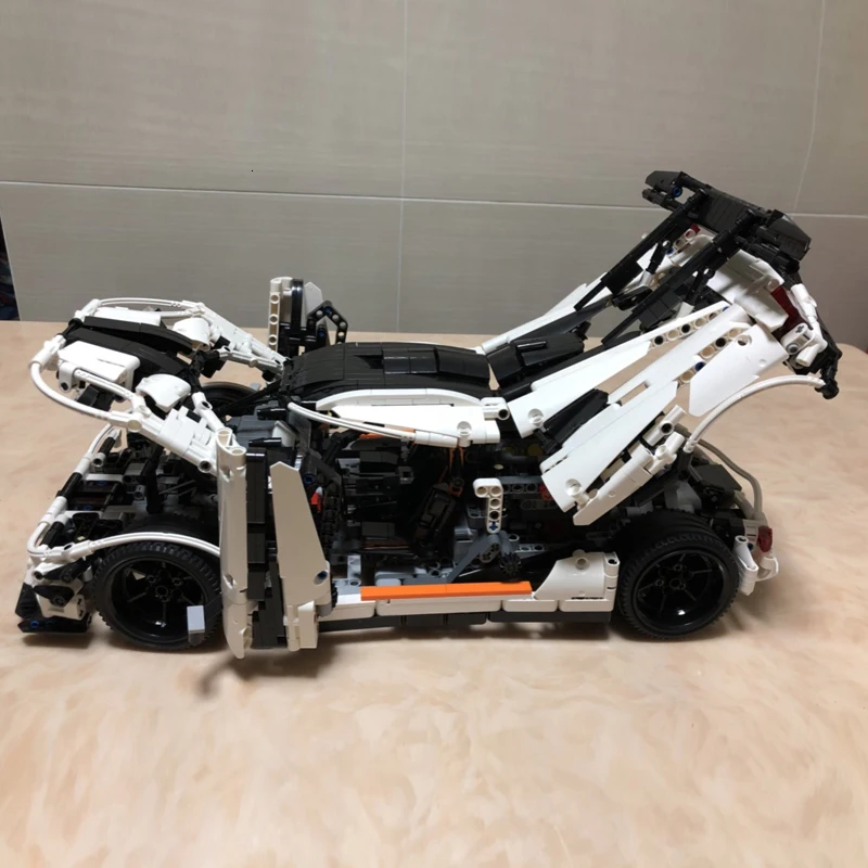 3136 шт научно-техническая механика спортивный автомобиль гоночный автомобиль блок сборка орфографическая вставка строительные блоки игрушки 23002