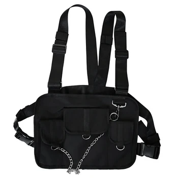 

Chest Bag for Men Hip Hop Harness Chest Rig Bag Vest Streewear Women Shoulder Bag Chest Package Waist Pack
