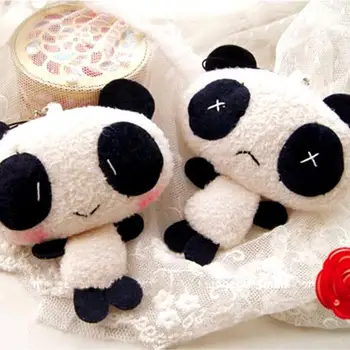 

Plush Cute Panda Cartoon Kawaii Gift Present Panda Charms Kawaii Phone Strap Pendant for Bag Accessories