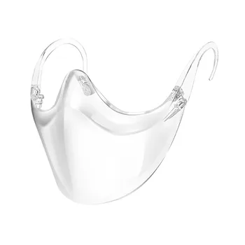 

Face Mask Transparent Mask For Teenager Combine Plastic Reusable Clear Masks Shield Mouth cover Protection Mouth Mask Маска