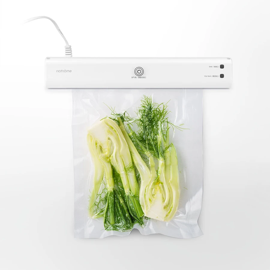 XIAOMI MIJIA NATHOME вакуумные герметики для пищевых продуктов, автоматическая вакуумная упаковочная машина, пакеты для вакуумной упаковки, пакеты для вакуумной упаковки
