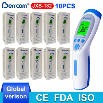 

10PCS Berrcom Non-contact Infrared Thermometer Global Version Household Baby Medical Electronic Accurate Measure Temperature