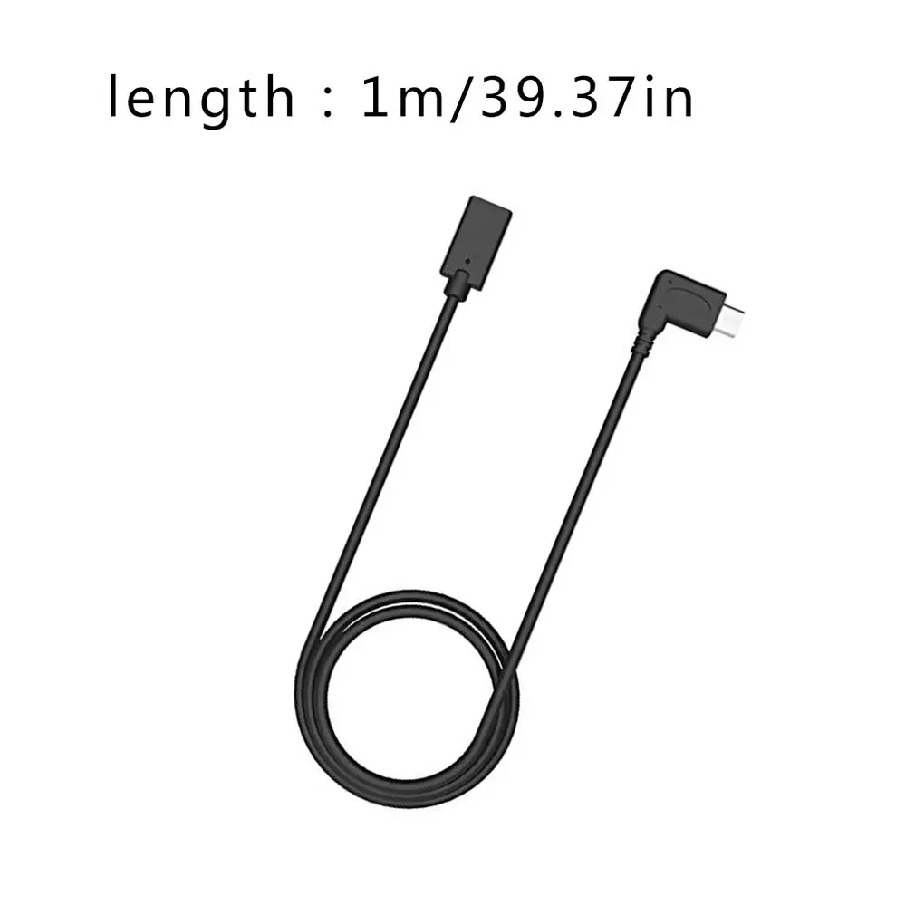 USB-C кабель-удлинитель Угловой 90 градусов usb type C устройства передачи видео данных синхронизации удлинитель для MacBook Pro