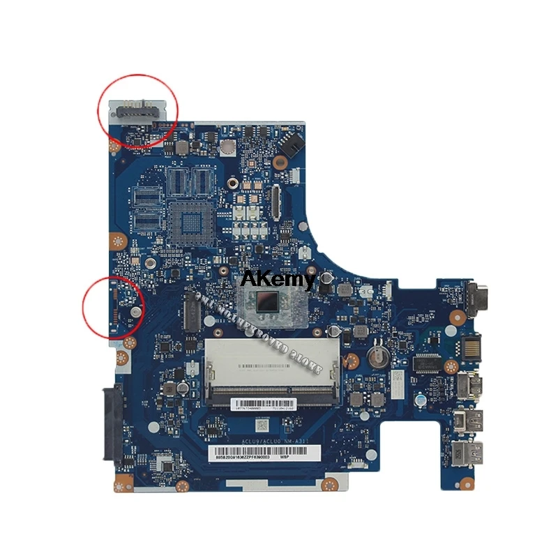 Протестированная ACLU9/ACLU0 NM-A311 материнская плата для ноутбука lenovo G50-30 на плате cpu+ видеокарта