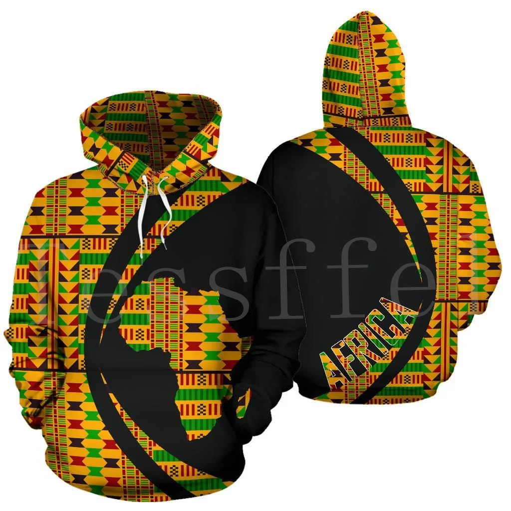Tessffel County Traditional Africa Native Pattern Kente Harajuku Tracksuit 3DPrint Men/Women Streetwear Zipper Jacket Hoodies 29