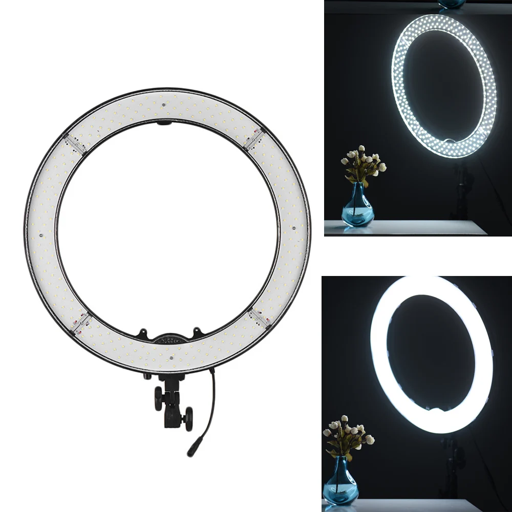 

Single Color Temperature Ring Light 55W 240 Pieces LED 85V-220V Full Voltage Anchor Live Light 5500K Dimmable Ring Video Lamp