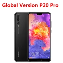 International Version HuaWei P20 Pro CLT-L29 Mobile Phone 40.0MP+20.0MP+8.0MP+24.0MP Kirin 970 6.1" FHD 6GB RAM 128GB ROM NFC