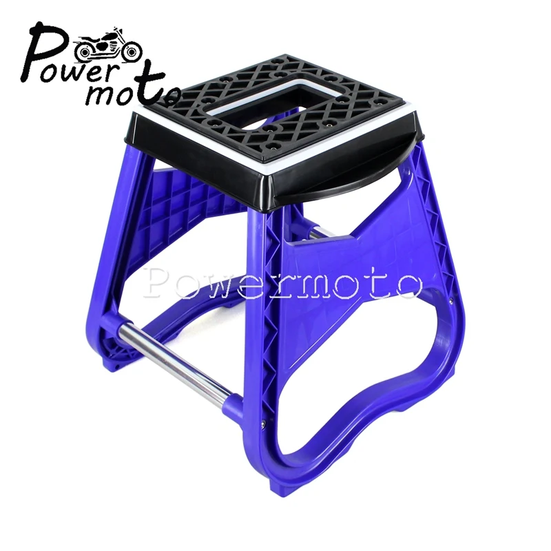 blue Красный байк Лифт Ремонт Стенд Dual Sport Enduro ремонт Поддержка держатель для Honda CRF XR 125 250 450 KTM Kawasaki Suzuki - Цвет: blue