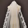 Real Photos Long Lace Bridal Veil with Comb 3.5 Meters 1 Layer Cathedral White Iovry Wedding Veil Wedding Accessories 2022 ► Photo 3/6