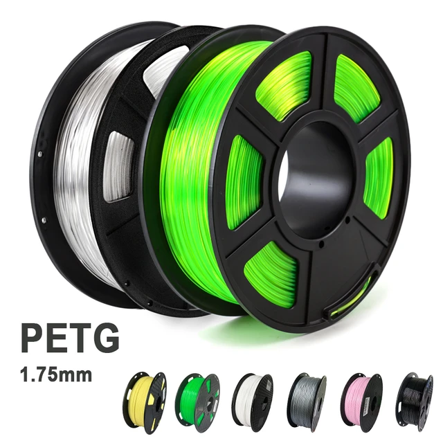 Filament d'imprimante 3D PETG 1.75mm, sublimation plastique marbre  translucide vert noir rouge, matériau d'impression 3D 500G/250G - AliExpress