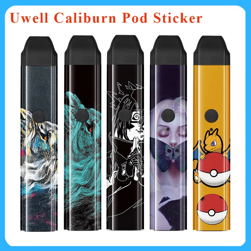 

Magic Shark Vape sticker Case cover for Uwell Caliburn pod Vape kit vape accessories Caliburn pod cover stickers