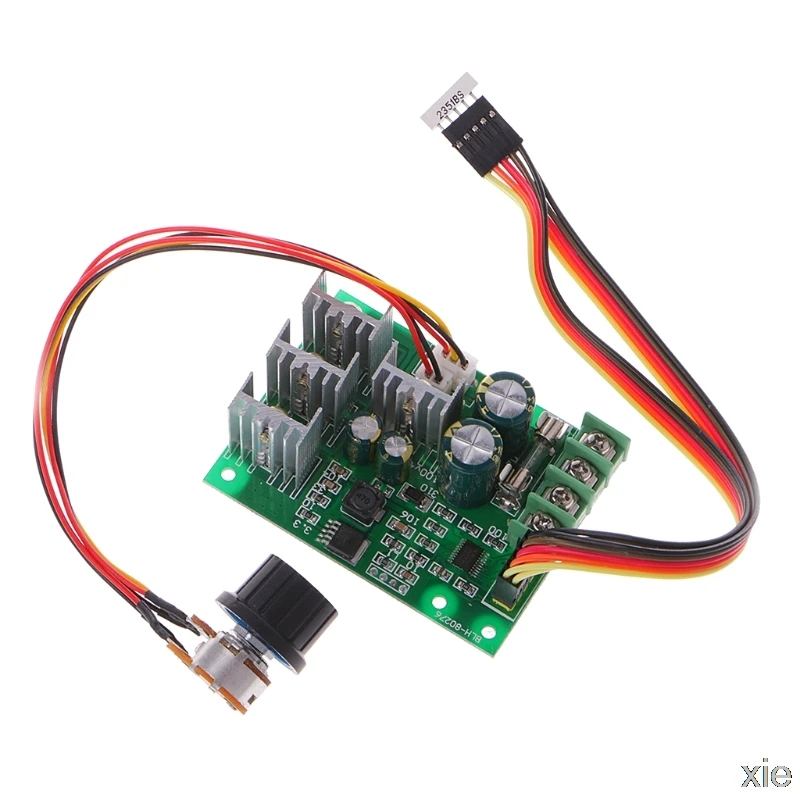 30A DC 6-60 в ШИМ контроллер скорости двигателя плата диммер регулятор тока+ дисплей