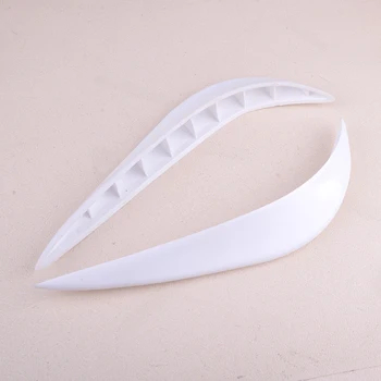 

White Auto Car Accessories Streamlined Bumper Corner Guard Anti Scratch Protector Sticker Cover
