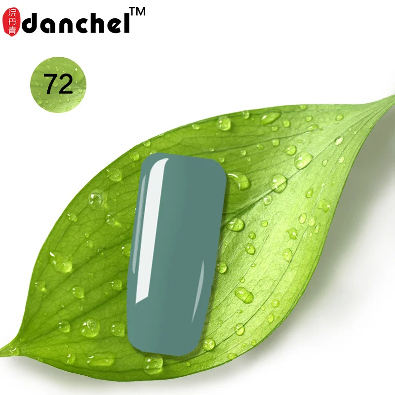 72 Danchel 9 мл гель покрытые лаком ногти художественный гель uv Vernis светодиодный праймер Полупостоянный светодиодный Гель-лак для замачивания Гель-лак для ногтей основа и верхнее покрытие - Цвет: 72