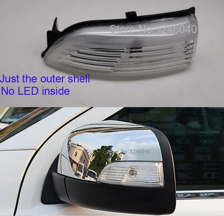 

left right RH LH Side Led Mirror Turn Signal Lights Lamp shell cover lampshade for Ford Everest Ranger 2012 2013